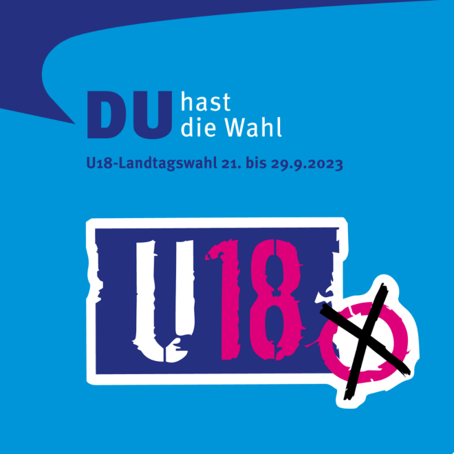 Logo zur U-18 Wahl 