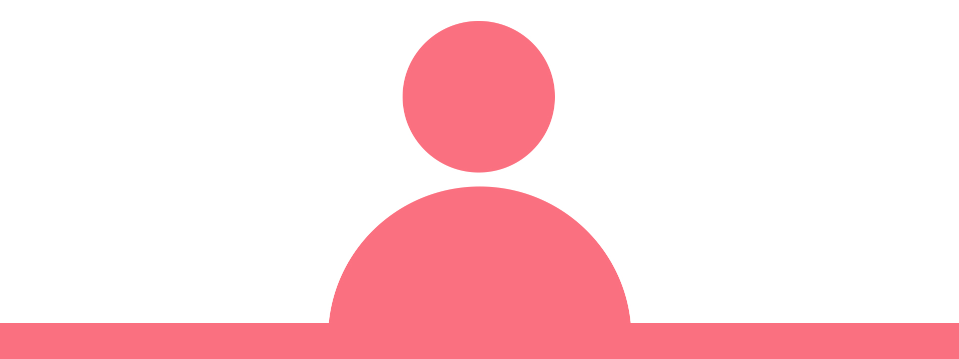 Grafik: Pinkfarbener Avatar (Symbol einer Person)