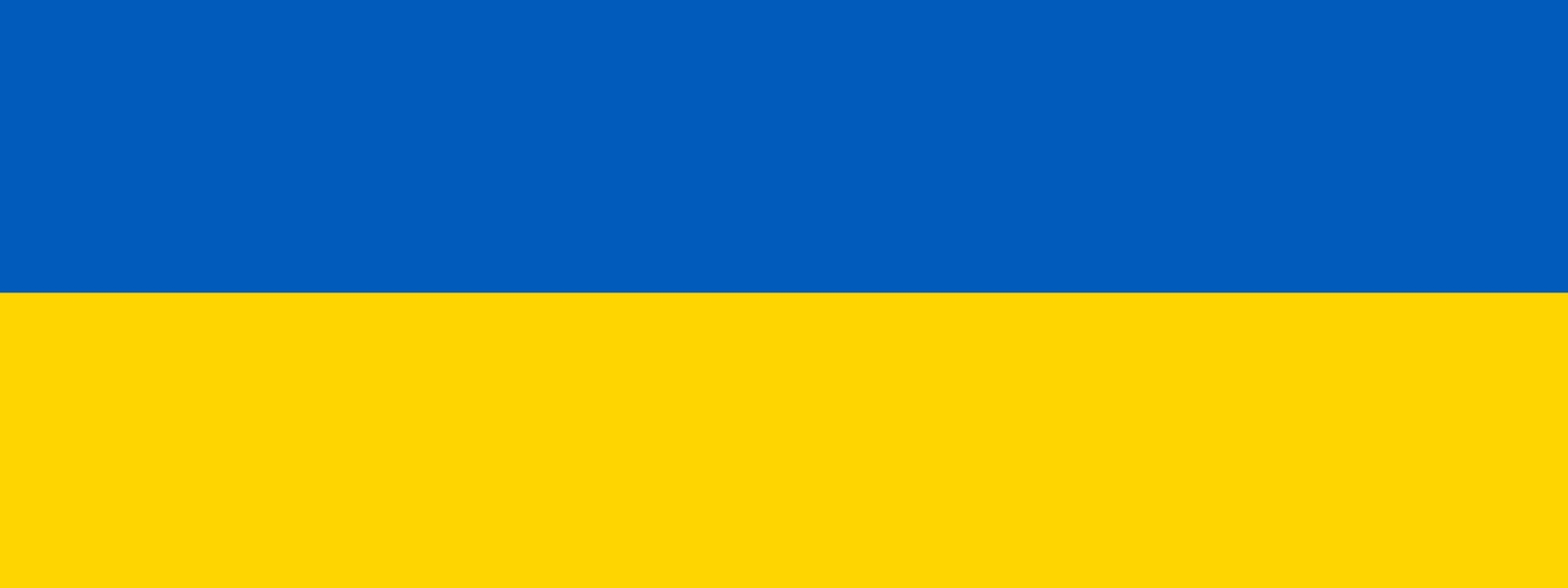 Die Farben der Ukraine Die Flaggen der ukrainische Flagge: blau und gelb