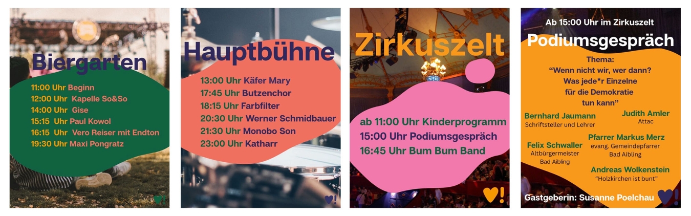 Infos zum Programm des Festivals in Posterkacheln
