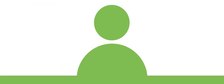 Grafik: Grüner Avatar (Symbol einer Person)